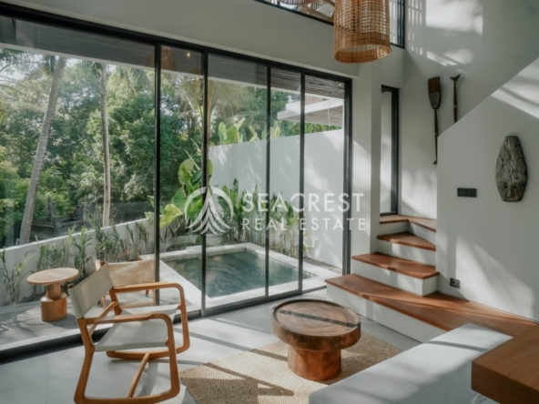 A villa for sale in Bali 06 Villa Kedungu Living Room Villa Kedungu Pool exterior Villa Kedungu Pool area Villa Kedungu Living Room 3
