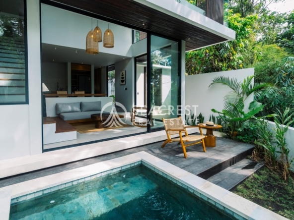 A villa for sale in Bali 06 Villa Kedungu Living Room Villa Kedungu Pool exterior Villa Kedungu Pool area 1