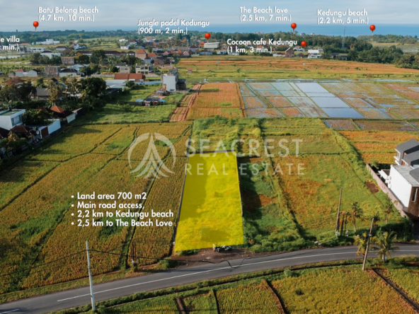 700 sqm for Sale Leasehold - Seacrest Property Selling Land, Villas, and House Development in Bali Investment 1