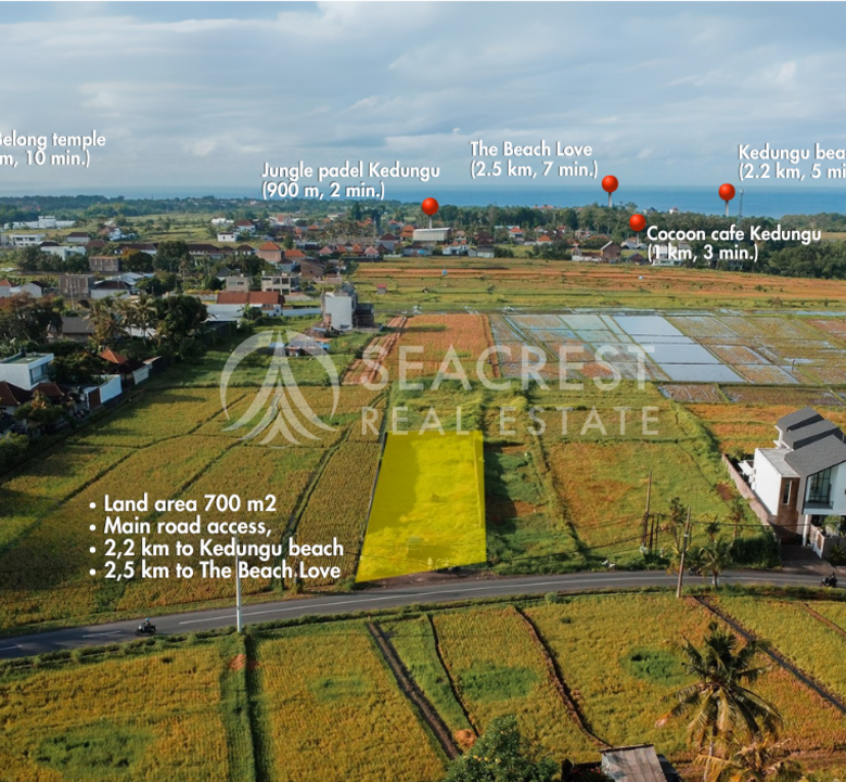 700 sqm for Sale Leasehold - Seacrest Property Selling Land, Villas, and House Development in Bali Investment 3
