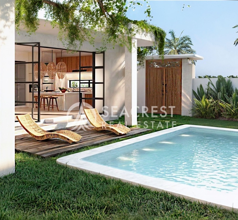 sell villa in Bali Seacrest real estate Le Village_05_Garden