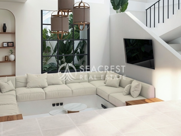 sell villa in Bali Seacrest real estate Le Village_09_Sunken Living