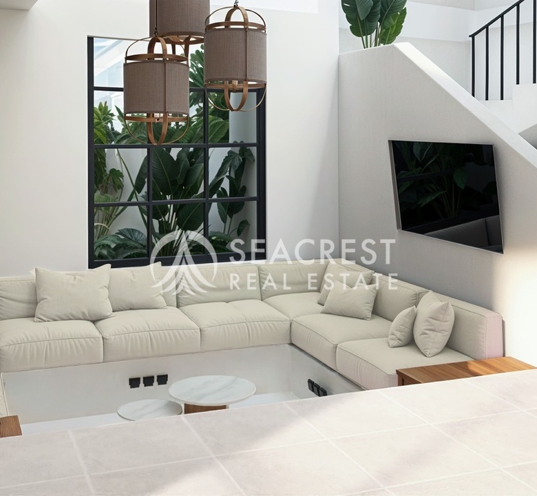 sell villa in Bali Seacrest real estate Le Village_09_Sunken Living