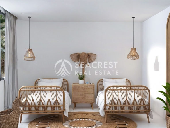 sell villa in Bali Seacrest real estate Le Village_17_Twin Bedroom