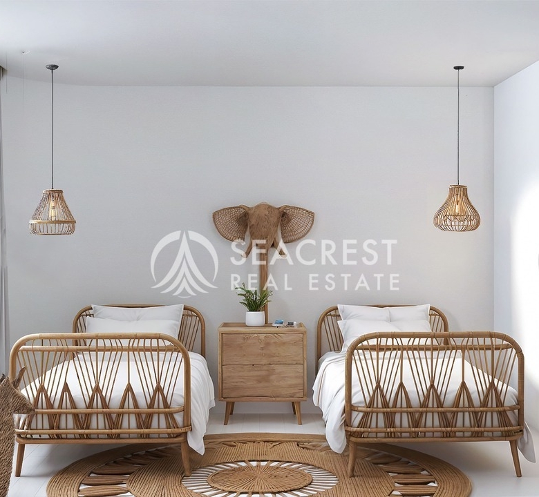 sell villa in Bali Seacrest real estate Le Village_17_Twin Bedroom