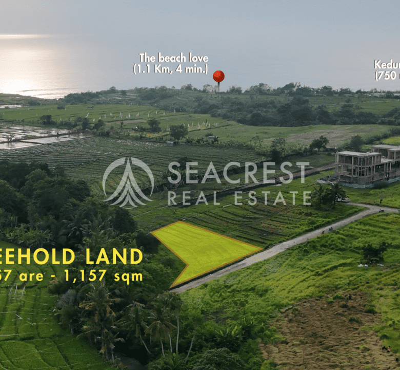 D14c2 Freehold land Bali for sale seacrest in kedungu best value near beach bening bestari 11 are 1157 square meters-4