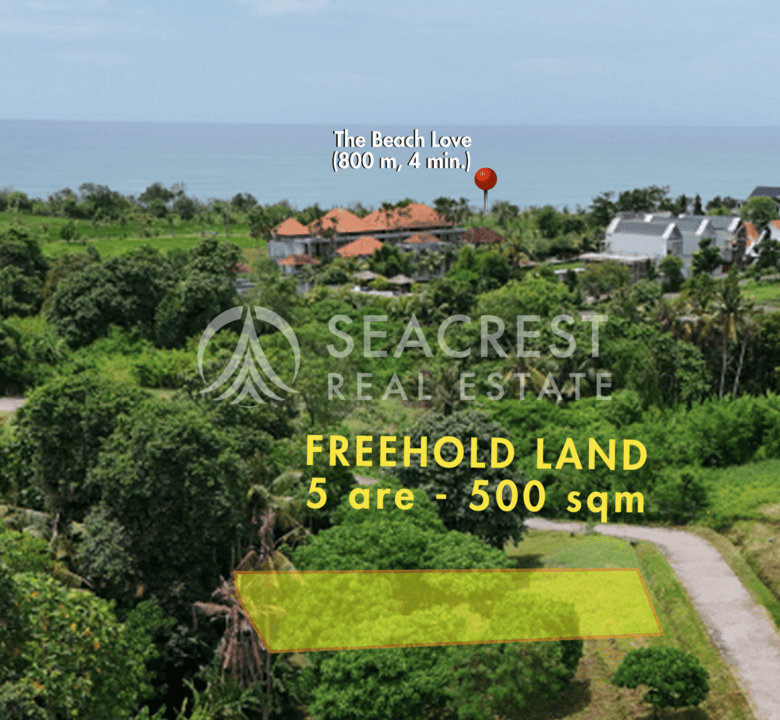 D5c Freehold land Bali for sale seacrest in kedungu best value near beach bening bestari 5 are 500 square meters-5