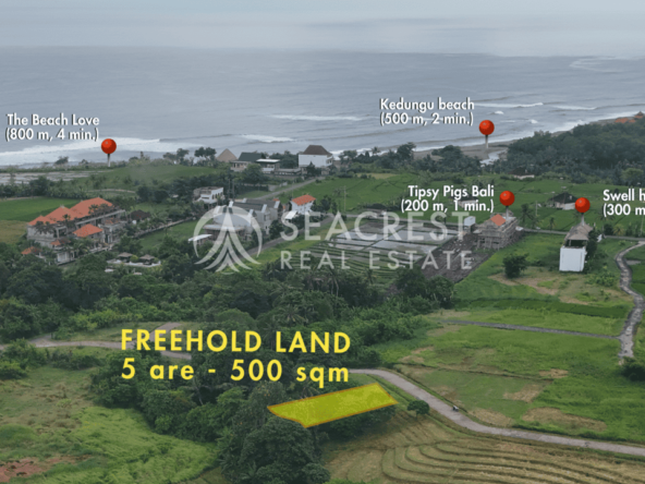 D5c Freehold land Bali for sale seacrest in kedungu best value near beach bening bestari 5 are 500 square meters-7