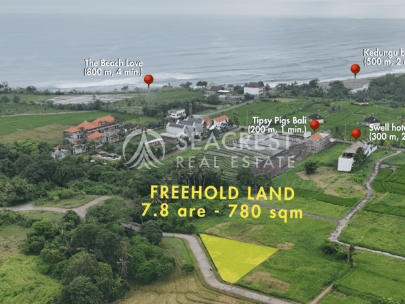 D5e Freehold land Bali for sale seacrest in kedungu best value near beach bening bestari 7 are 780 square meters-5
