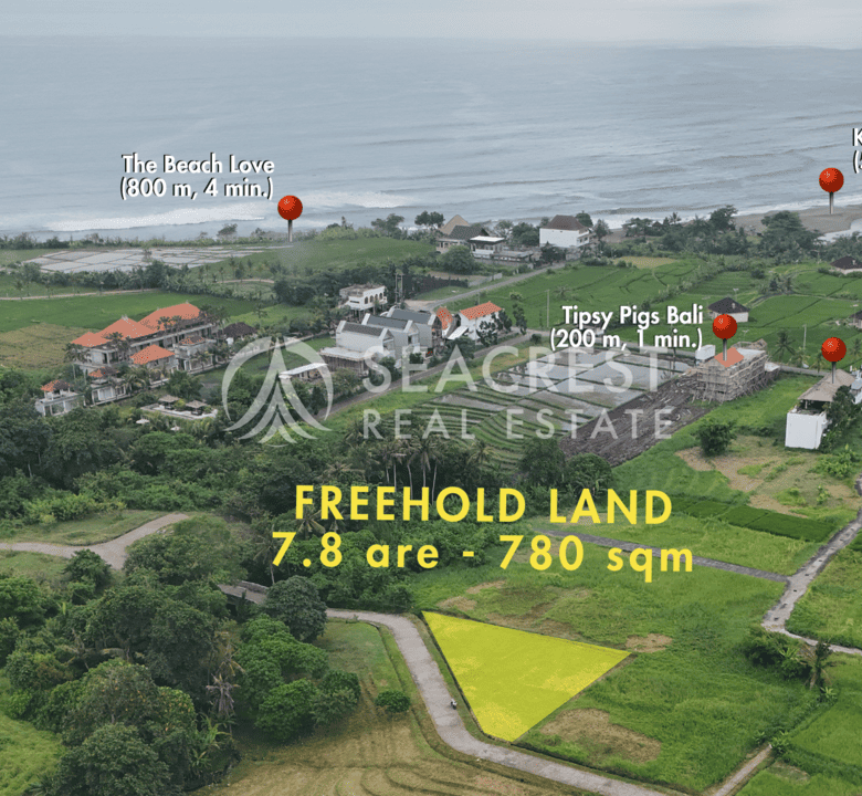 D5e Freehold land Bali for sale seacrest in kedungu best value near beach bening bestari 7 are 780 square meters-5