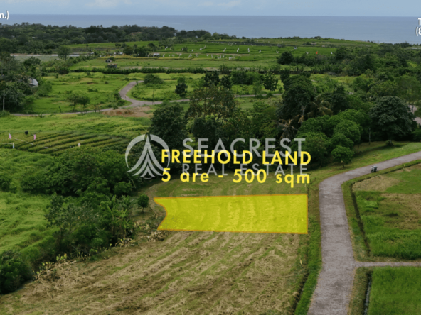 D5j2 Freehold land Bali for sale seacrest in kedungu best value near beach bening bestari 5 are 500 square meters-2