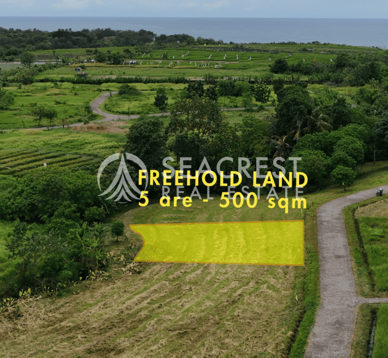 D5j2 Freehold land Bali for sale seacrest in kedungu best value near beach bening bestari 5 are 500 square meters-2