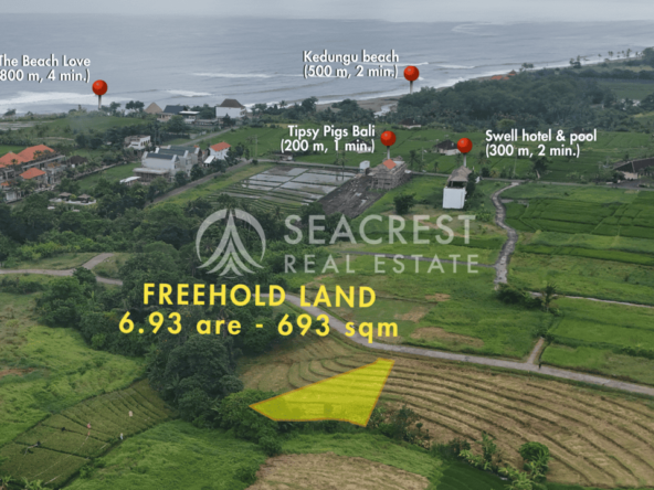 D5k1 Freehold land Bali for sale seacrest in kedungu best value near beach bening bestari 5 are 500 square meters-3