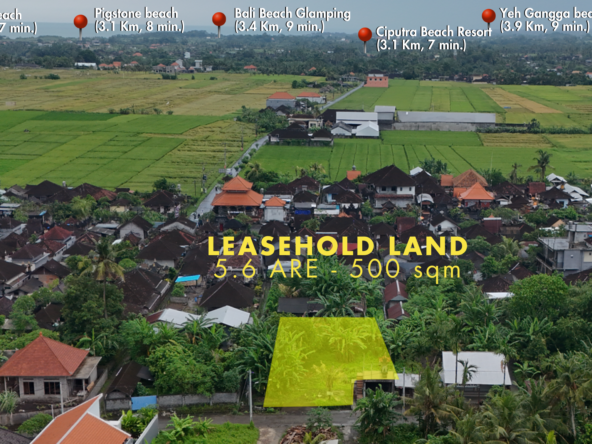 Sale Leasehold land 5 are Kedungu in bali-3