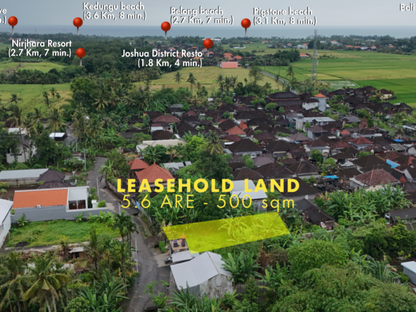 Sale Leasehold land 5 are Kedungu in bali-4