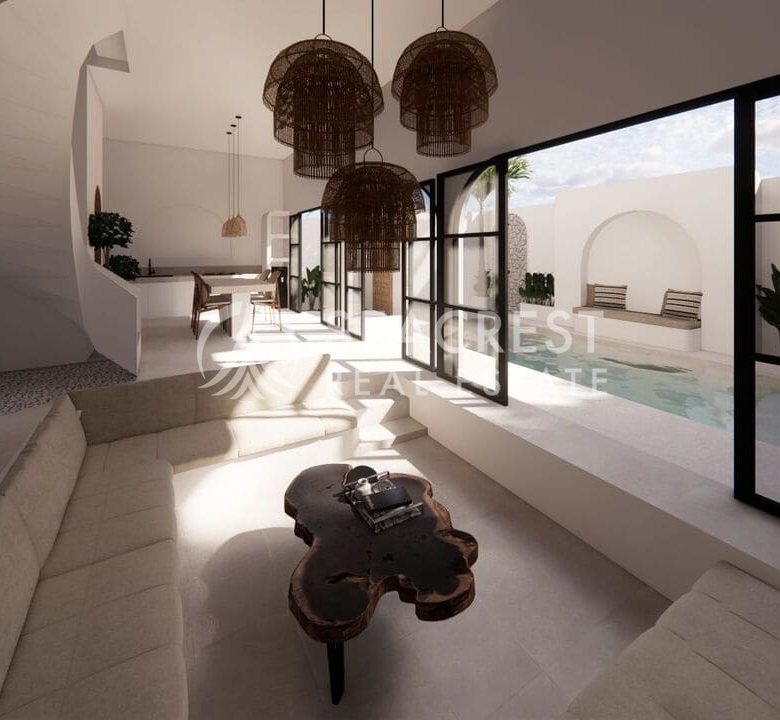 For sale villa bali with 2 bedrooms and swimming pool canggu area