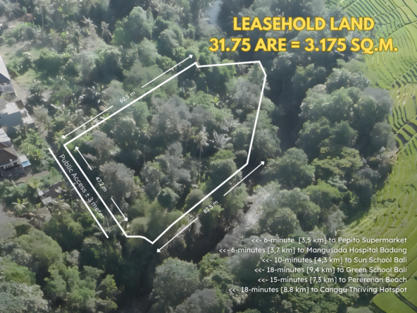 Rare 31,75 Are Bali Riverfront Jungle Land SPL540 (2)