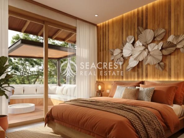 Modern Tropical Villas in Bali Panoramic Rice Field Views SPD523