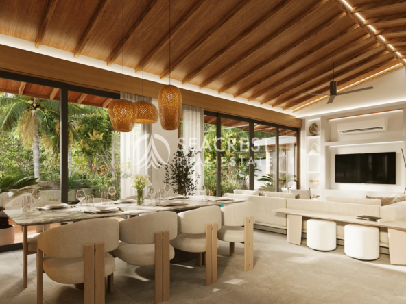 Modern Tropical Villas in Bali Panoramic Rice Field Views SPD523