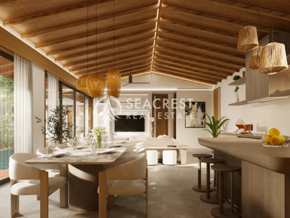 Modern Tropical Villas in Bali Panoramic Rice Field Views SPD523