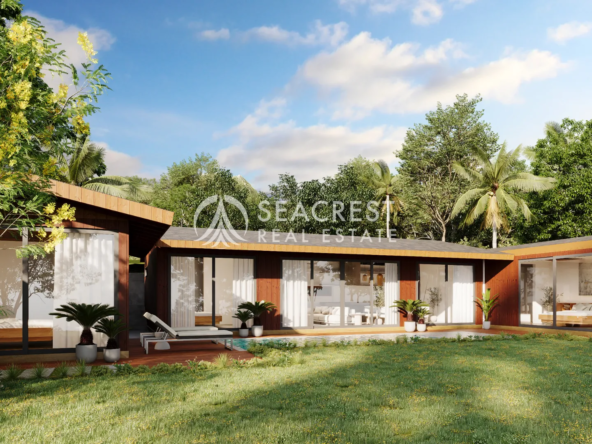 Modern Tropical Villas in Bali Panoramic Rice Field Views SPD523